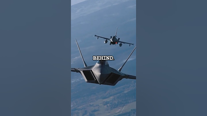 F-22 Raptor Sends Iranian Fighter Jet Home