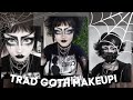 How I do my Trad Goth Makeup tutorial!!!