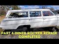 1962 chevrolet bel air wagon project part 4  inner rocker panel install completed