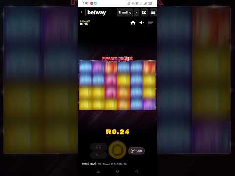 Playing Fruity Blox on Betway