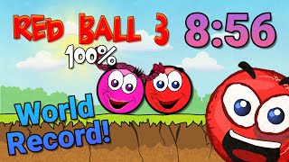 Red Ball 3 100% Speedrun World Record in 8:56