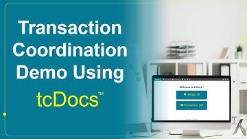 Transaction Coordination Demo Using tcDocs