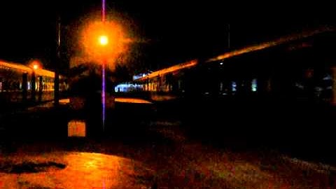 12553 Vaishali Express meets 12554 Vaishali express at Etawah