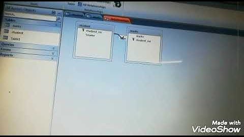 How to create Table, Report,Form, Relationship between tables and Query in MS-Access