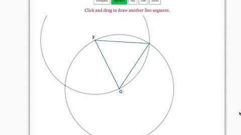 Delta Math: Constructing Equilateral Triangles