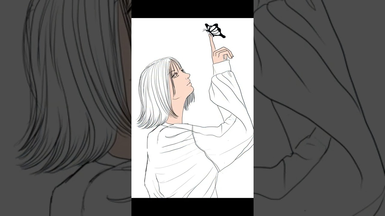 蝶々結び Short Shorts イラストメイキング Youtube