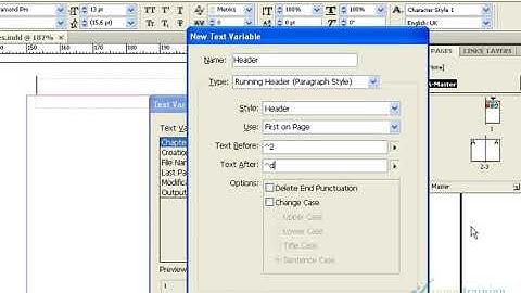 Adobe Indesign Tutorial in Tamil | Text Variables