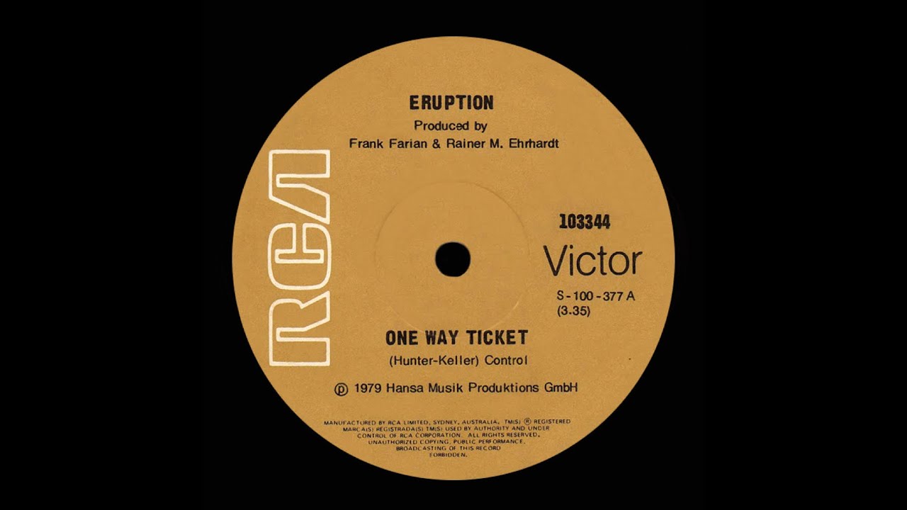 Eruption - One Way Ticket (Original Stereo) - YouTube
