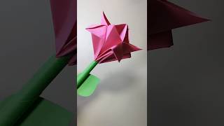 Como Fazer Flor Super Fácil de Origami [How to Make a Very Easy Origami Flower]