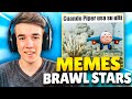 REACCIONANDO A MEMES de BRAWL STARS