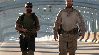 Man Down 2016 Shia LaBeouf Storming his house scene
