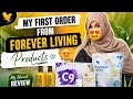 My first order from forever living product an unboxing my product😊