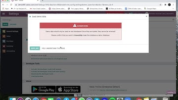 V14 - How to Load Demo Data