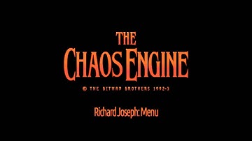 Richard Joseph - The Chaos Engine - Menu
