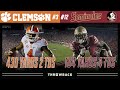 Watson &amp; Dalvin Under the Lights Duel! (#3 Clemson vs. #17 Florida State 2016, October 29)