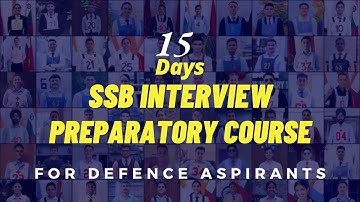 15 Days SSB Interview Preparatory Course for defense aspirants | SSBOGC Dehradun