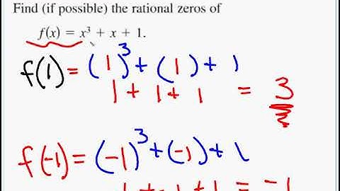 2-5 Zeros of Polynomial Functions day 1