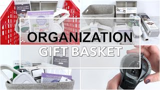 CREATING AN ORGANIZATION THEMED GIFT BASKET USING ITEMS FROM TARGET: perfect for a silent auction! by The Organization Station 1,424 views 2 years ago 8 minutes, 3 seconds