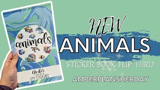 NEW Animals Sticker Book Flip-Thru- AmberPlansHerDay
