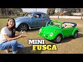 DIRIGI UM MINI FUSCA CONVERSÍVEL - É MUITO DIVERTIDO!!!