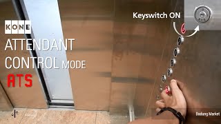 Kone Monospace Elevator Running In Attendant Control Mode Bali, Id