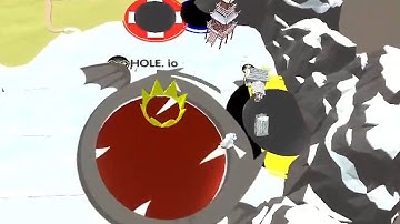 Hole.io Map Control: 100.00% - Time Mode Big Hole WORLD RECORD