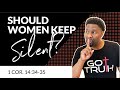 Are Women Permitted to Speak in Church?