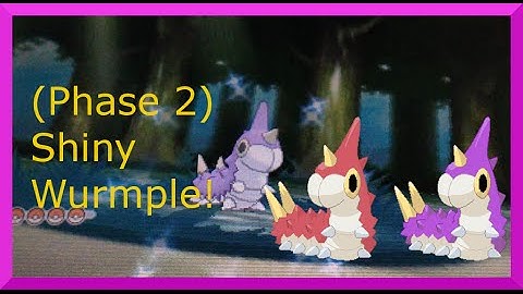 [Live] 2nd Shiny Wurmple on Alpha Sapphire (Phase 2) After 854 random encounters!