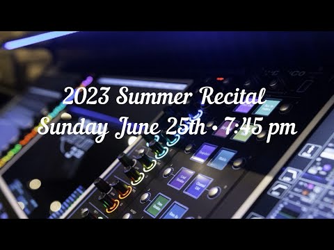 MFAA Summer Recital Sunday June 25 at 7:45 pm