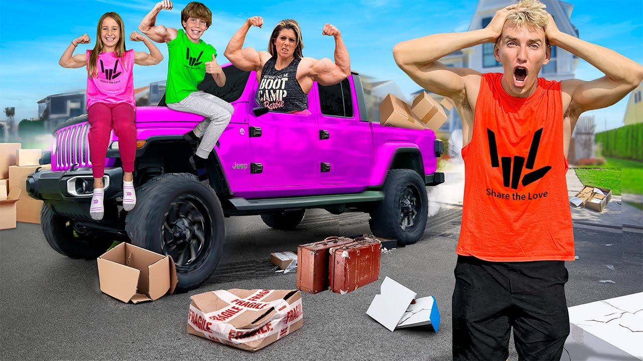 WORLDS STRONGEST FAMILY MOVES IN... to save my Stolen McLaren!!