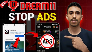 Dream11 new update ads blocked 🚫 | how to stop Dream11 ads | dream11 par ad kaise band kare