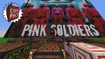 Squid game - Pink soldiers (Minecraft note block cover)