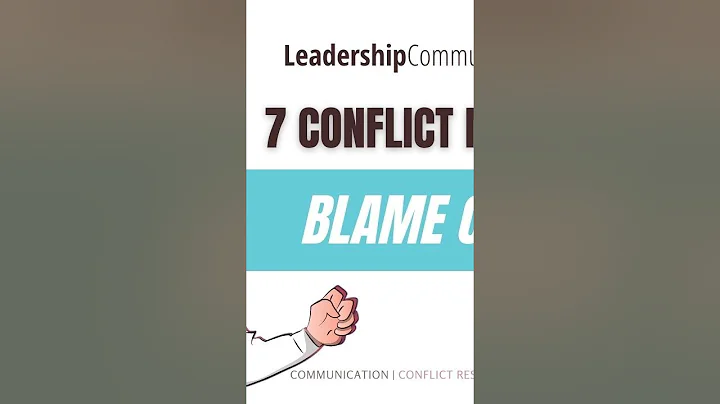 Blame others in conflict: Conflict styles (Mis-sty...