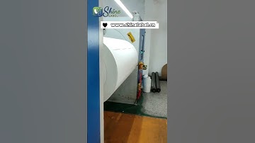 Check out the jumbo rolls of labels we produce #label #manufacturing #quality #shine #material