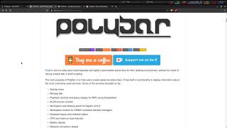Install and theme polybar (pretty and easy)