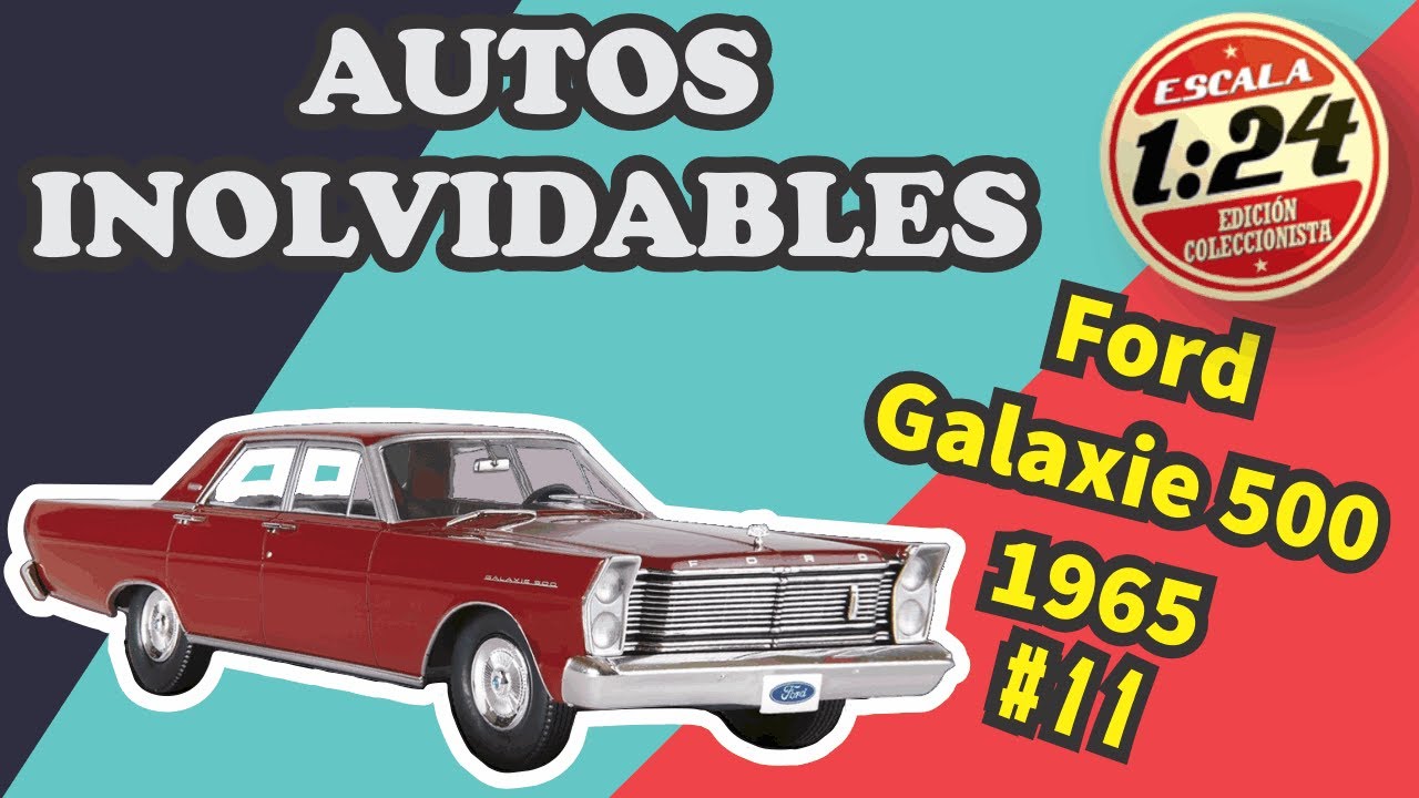 MVQ11 Voiture 1/24 SALVAT Mexique : FORD Galaxie 500 1965