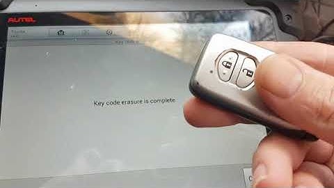 Autel MS908P 2011 Toyota Camry Hybrid Proximity key Erasure & Program Failure!