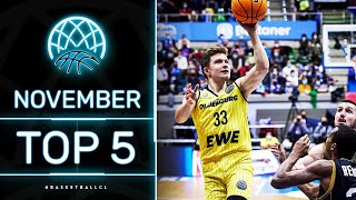 Top 5 ASSISTS | November | Basketball Champions League 2021