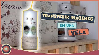 TRANSFERIR FOTOGRAFÍAS O IMÁGENES A UNA VELA