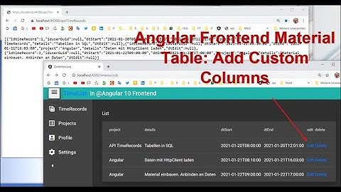 📑 How to Add Custom Columns manually to Angular Material Table . Example Code