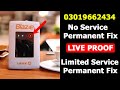 Ufone Blaze MF920u Limited Service No Service Issues Permanent Fix Live Proof #ufone4g #ufonepackag