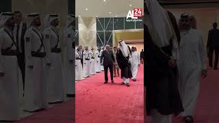 الرئيس الجزائري عبد المجيد تبون يحل بالدوحة ويستقبل من قبل أمير قطر الشيخ تميم بن حمد آل ثاني