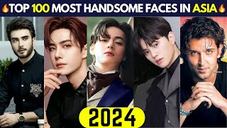 TOP 100 MOST HANDSOME FACES IN ASIA(2024) | Updated!