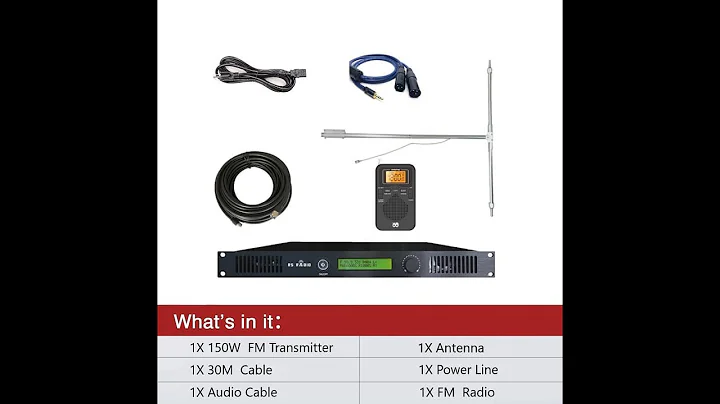 FM radio transmitter for FM radio stations How to build an FM radio station? Complete startup guide
