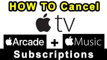 HOW TO Cancel APPLE TV + Arcade + Music Subscriptions!