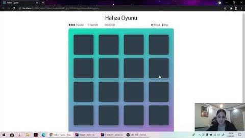 HTML CSS JavaScript kullanarak hafıza oyunu yapmak ( CSS )\Vize1- Ödev-7