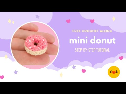 Mini Donut Crochet Tutorial