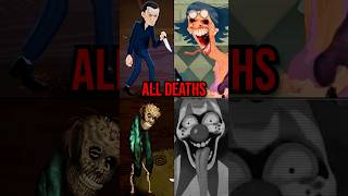 House 2 ALL Boss Deaths 1-4 💀 #indiehorror #horrorgaming #house2 @Ablicity