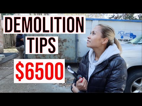 Видео: DEMOLITION TIPS | $6500 HOUSE DEMO JOB PT 2