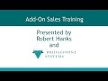 Add On Sales -  Section 1 - Introduction